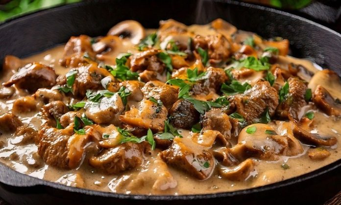 Beef Stroganoff Dünya Mutfağında Ün Kazanan Rus Klasiği Beef Stroganoff, kökeni Rusya’ya dayanan ve yüzyıllardır dünya mutfağında özel bir yere sahip olan bir yemektir. İsmini Stroganov ailesinden alan bu yemek, 19. yüzyılda aristokrat sofralarında sıkça tercih edilmiştir. İnce dilimlenmiş dana eti, krema bazlı sosla birleşerek hem zengin hem de doyurucu bir tat ortaya çıkarır. Konulu bir haber görseli.
